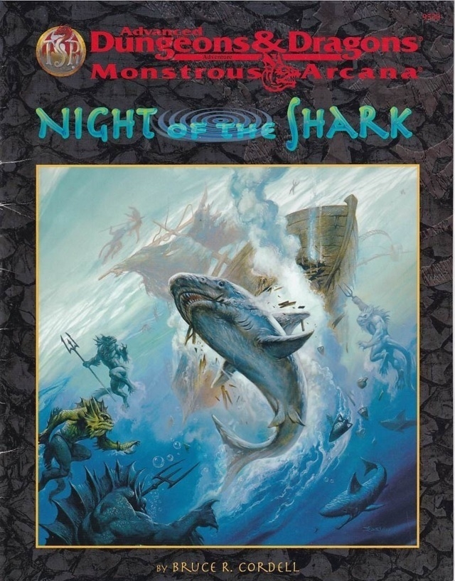 Advanced Dungeons & Dragons - Night of The Shark (B Grade) (Genbrug) 